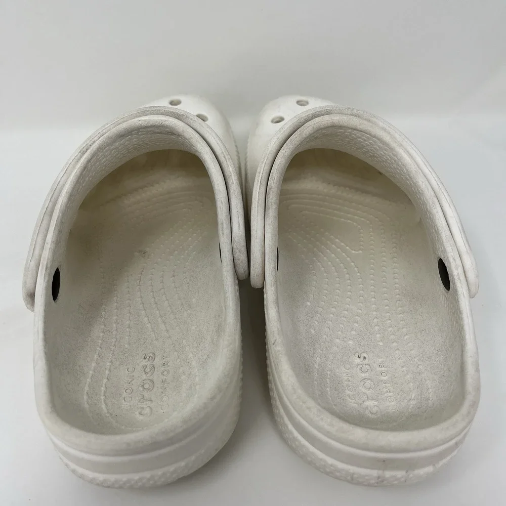 Crocs Classic Clogs White Youth Size C 13 Slip On Water Shoes Comfort Kids Boys
